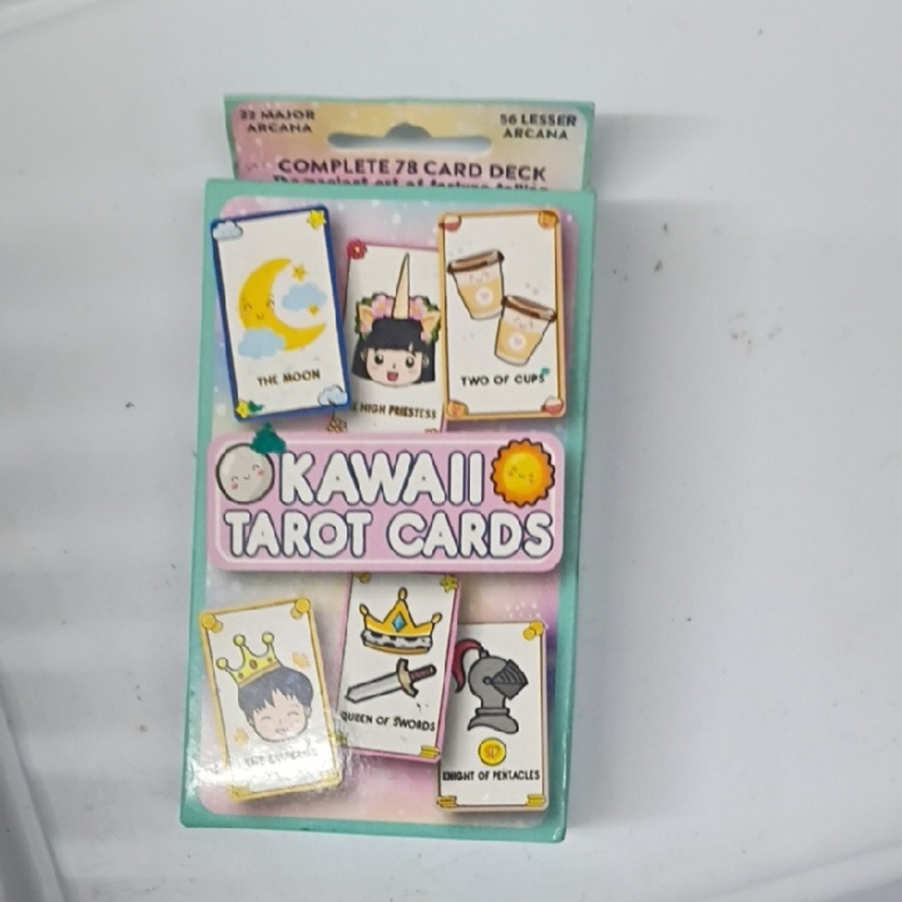 Kawaii Tarot Cards for Kids - Pastel Fun